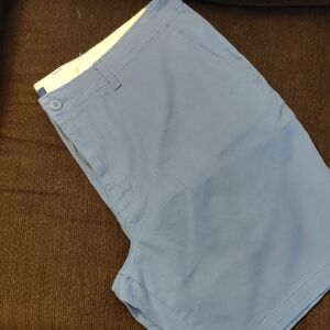 George Blue Flat Front Shorts